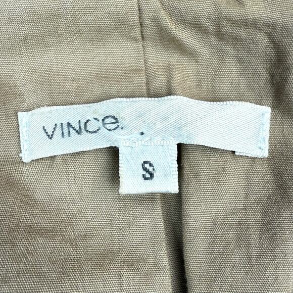 VINCE tan lamb leather jacket - Picture 11 of 16